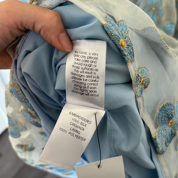 NWT Macgraw blubell organza floral dress - Picture 14 of 17